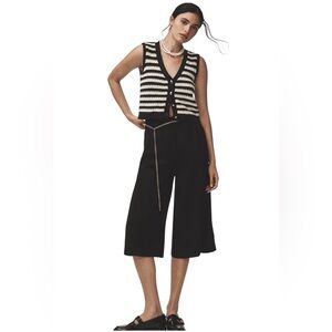 NWT-Anthropologie x Maeve Pleated Culotte Trousers - Size: XS